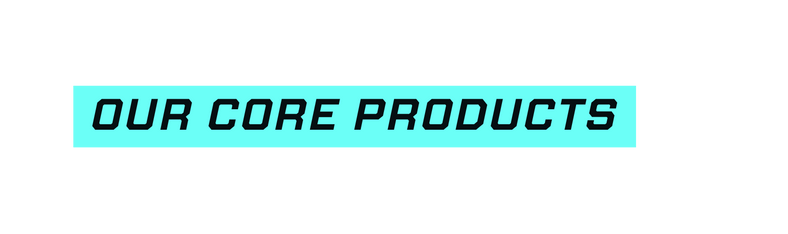 OUR CORE PRODUCTS